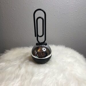 Vintage AVON paper clip paper wait after shave decanter.